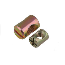 M6 yellow zinc hammer nut